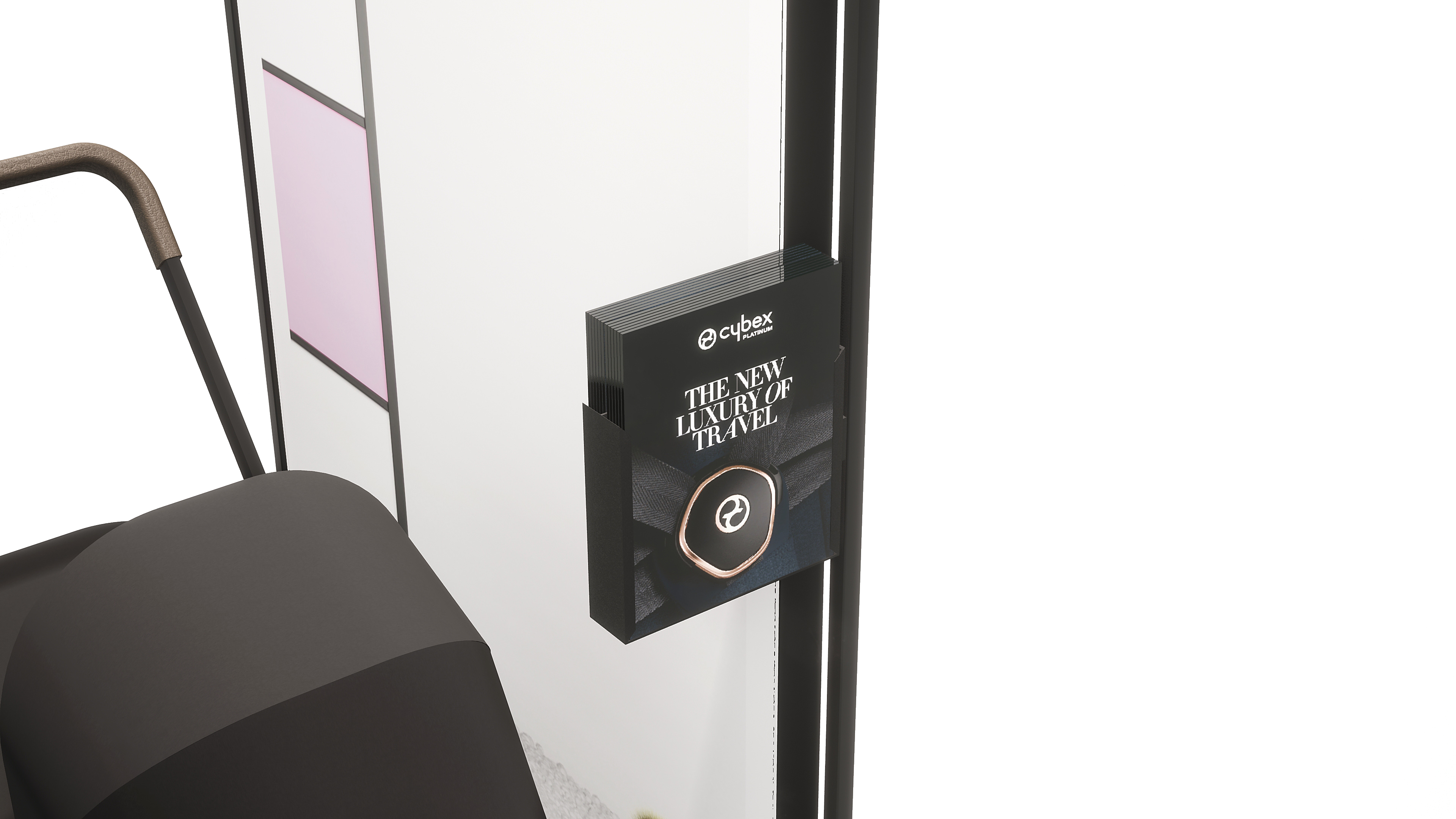 Modular Retail POS brochure holder
