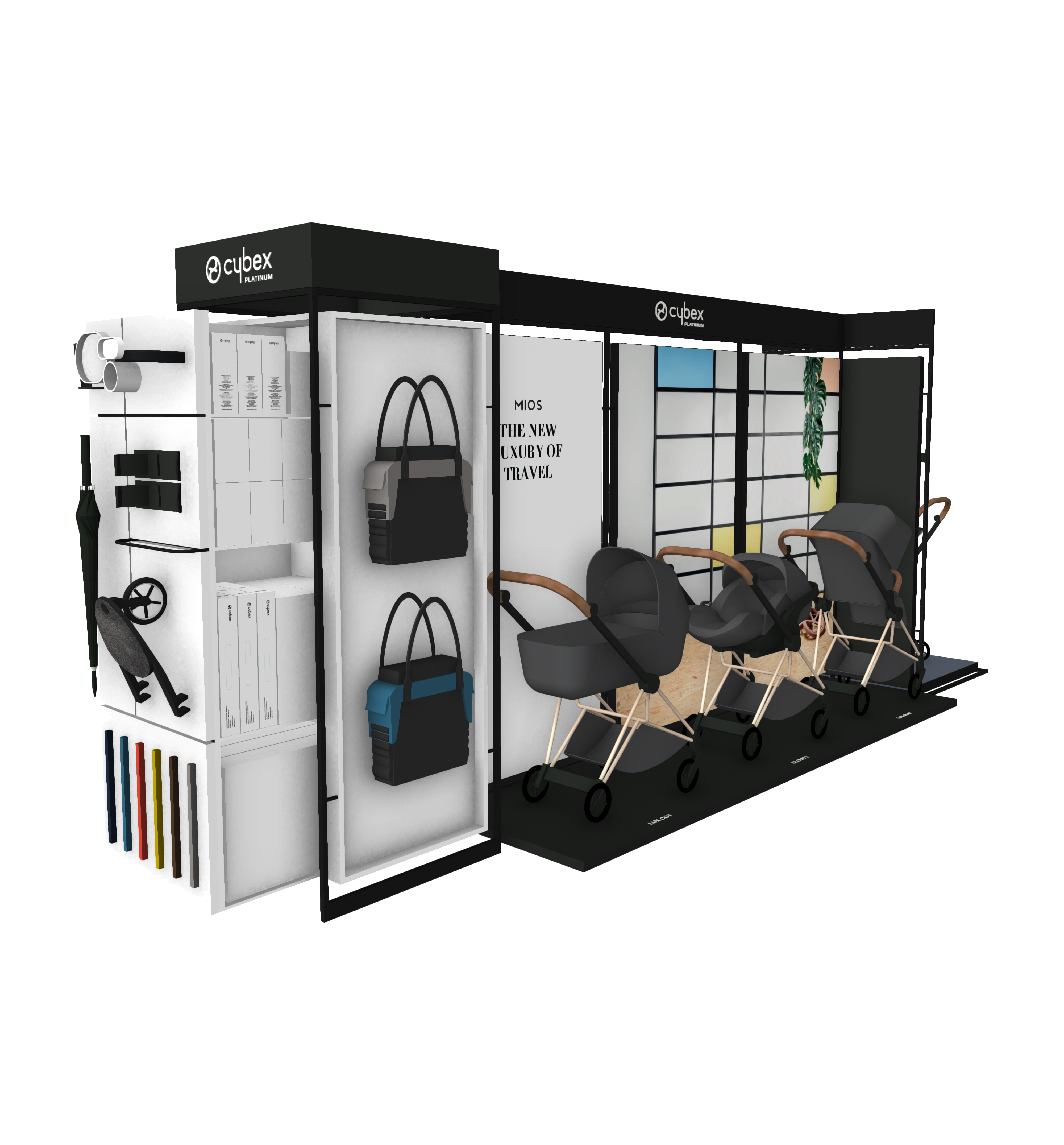 Modular Retail POS furniture 01