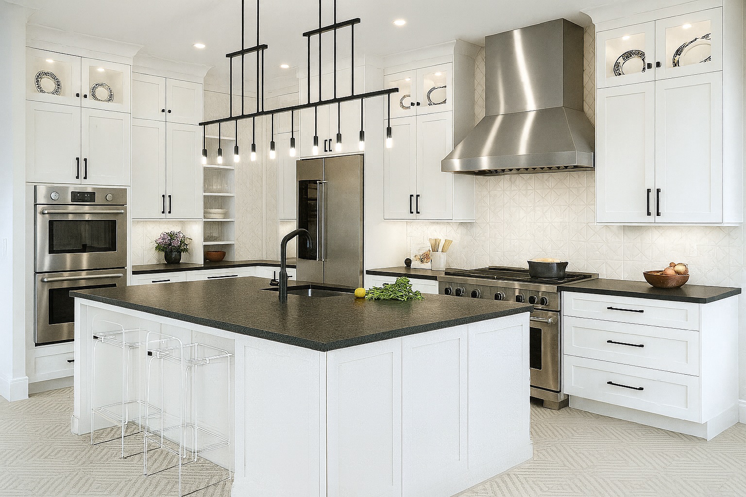 The Home Team AI-enhanced rendering farmhouse 03 kitchen