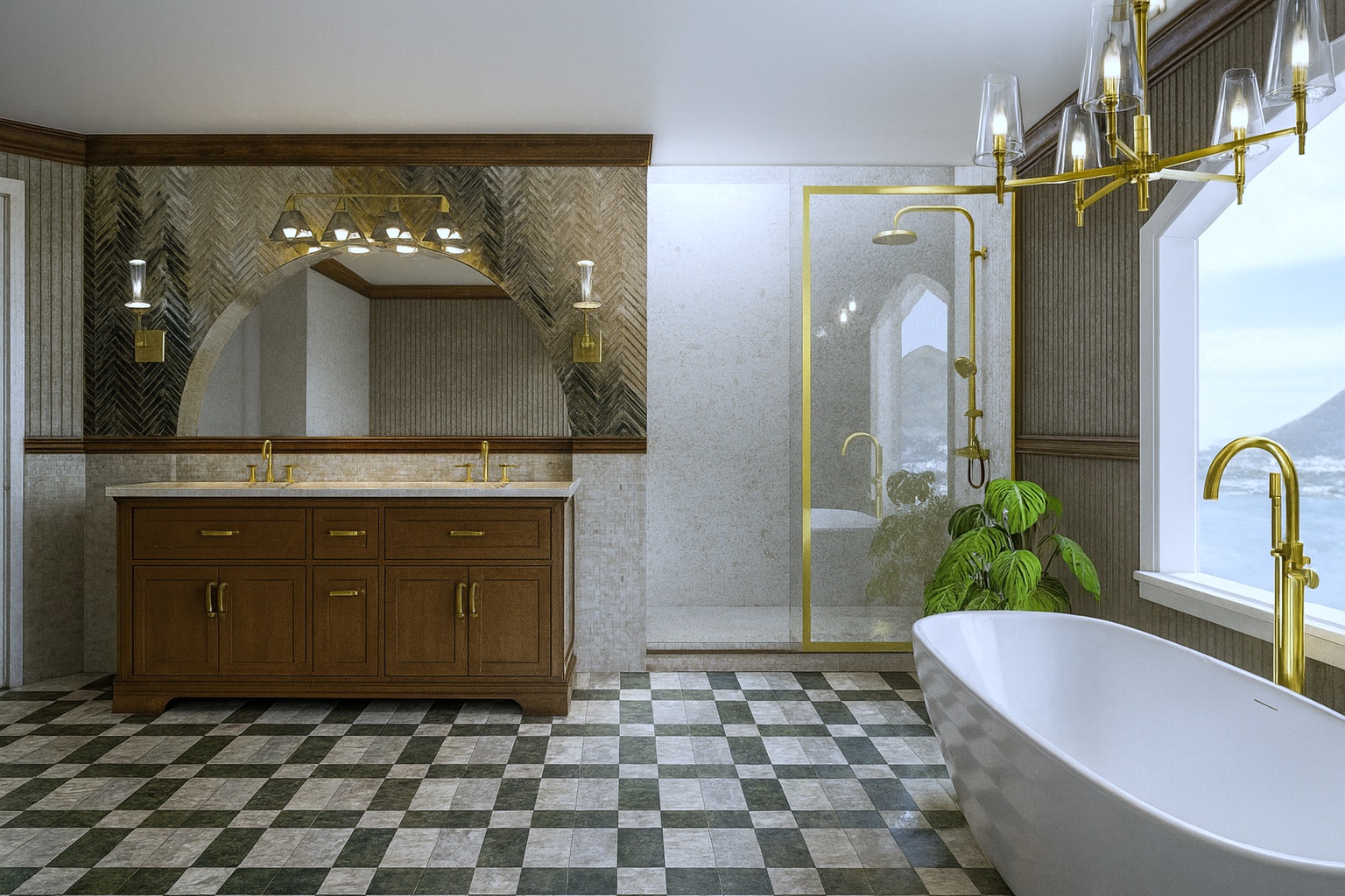 The Home Team AI-enhanced rendering tradition 02 bath