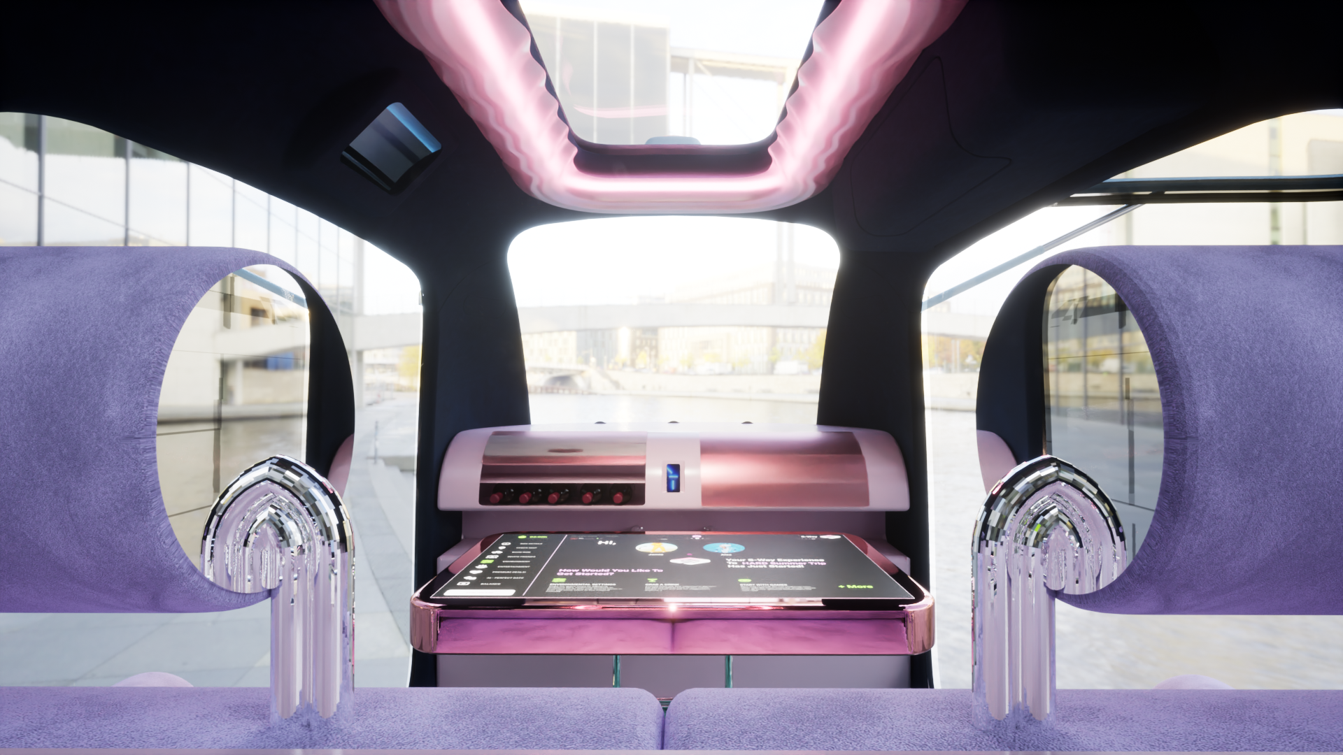 S-WAY — Autonomous Dating Ride interior